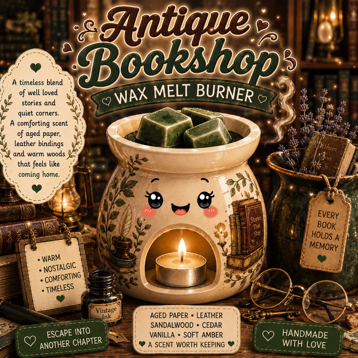 Bookshop Wax Melt