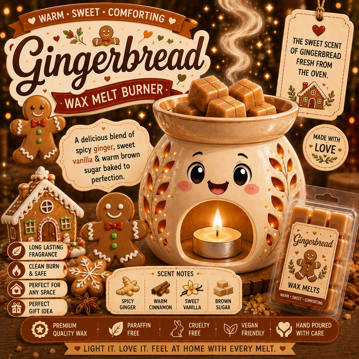 Gingerbread Wax Melt
