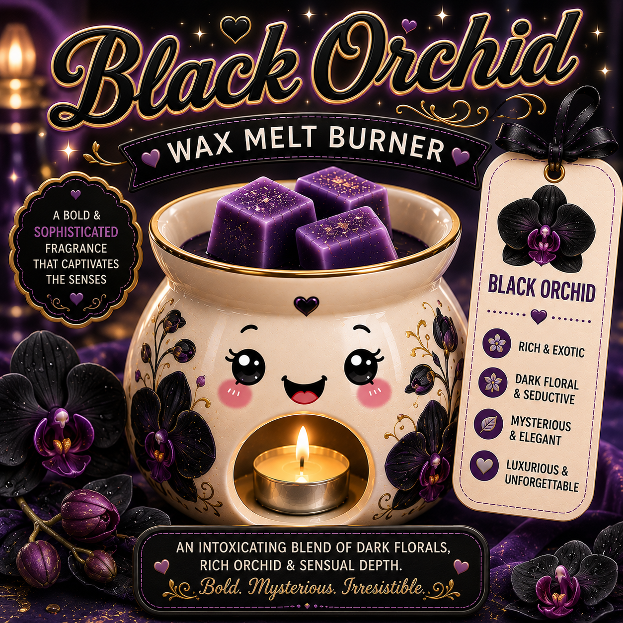 Black orchid Wax Melt
