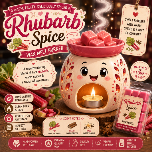 Rhubarb Spice Wax Melt