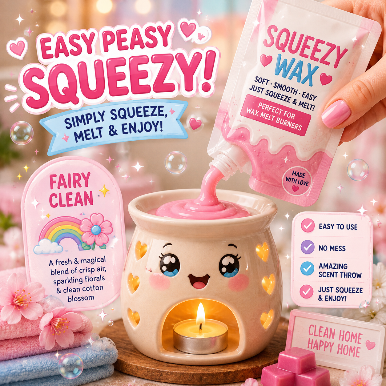 Fairy Clean Squeezy Wax