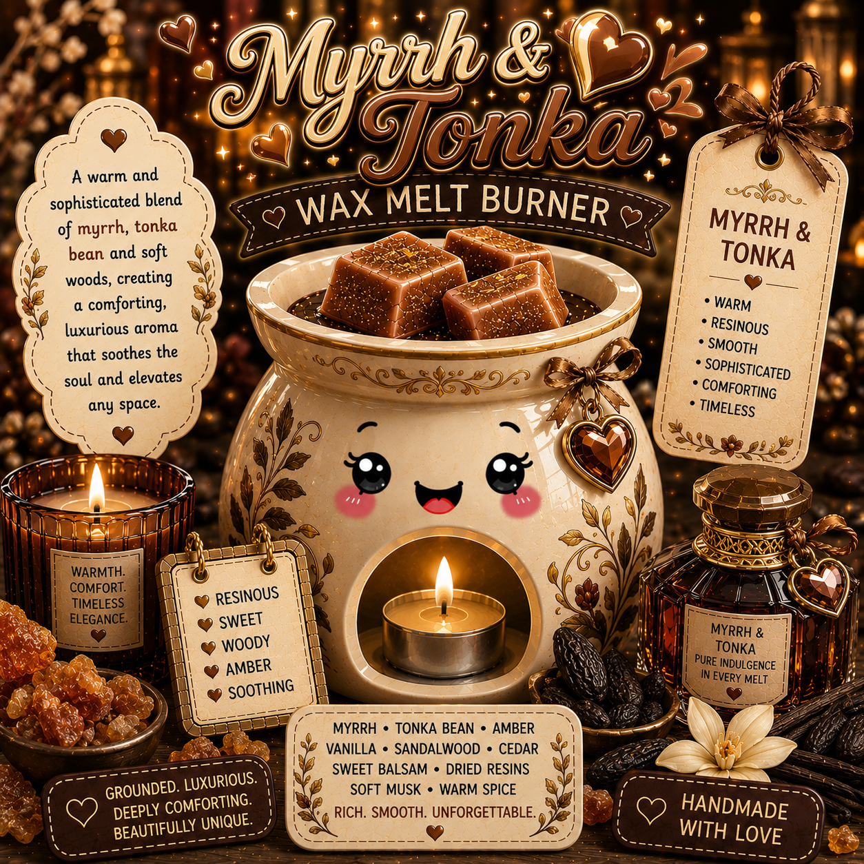 Myrrh & Tonka Wax Melt