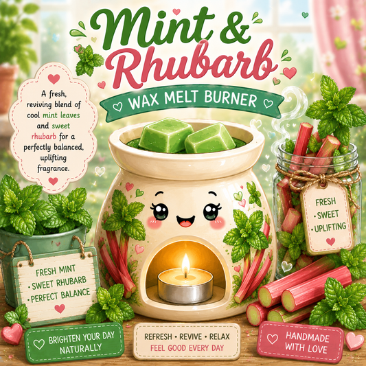 Mint & Rhubarb Wax Melt