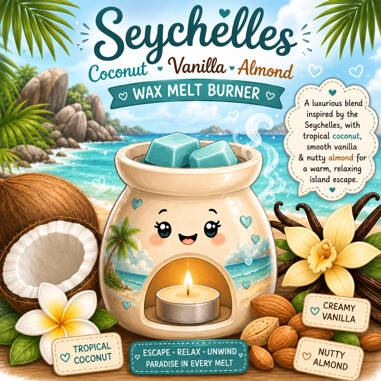 Seychelles Wax Melt