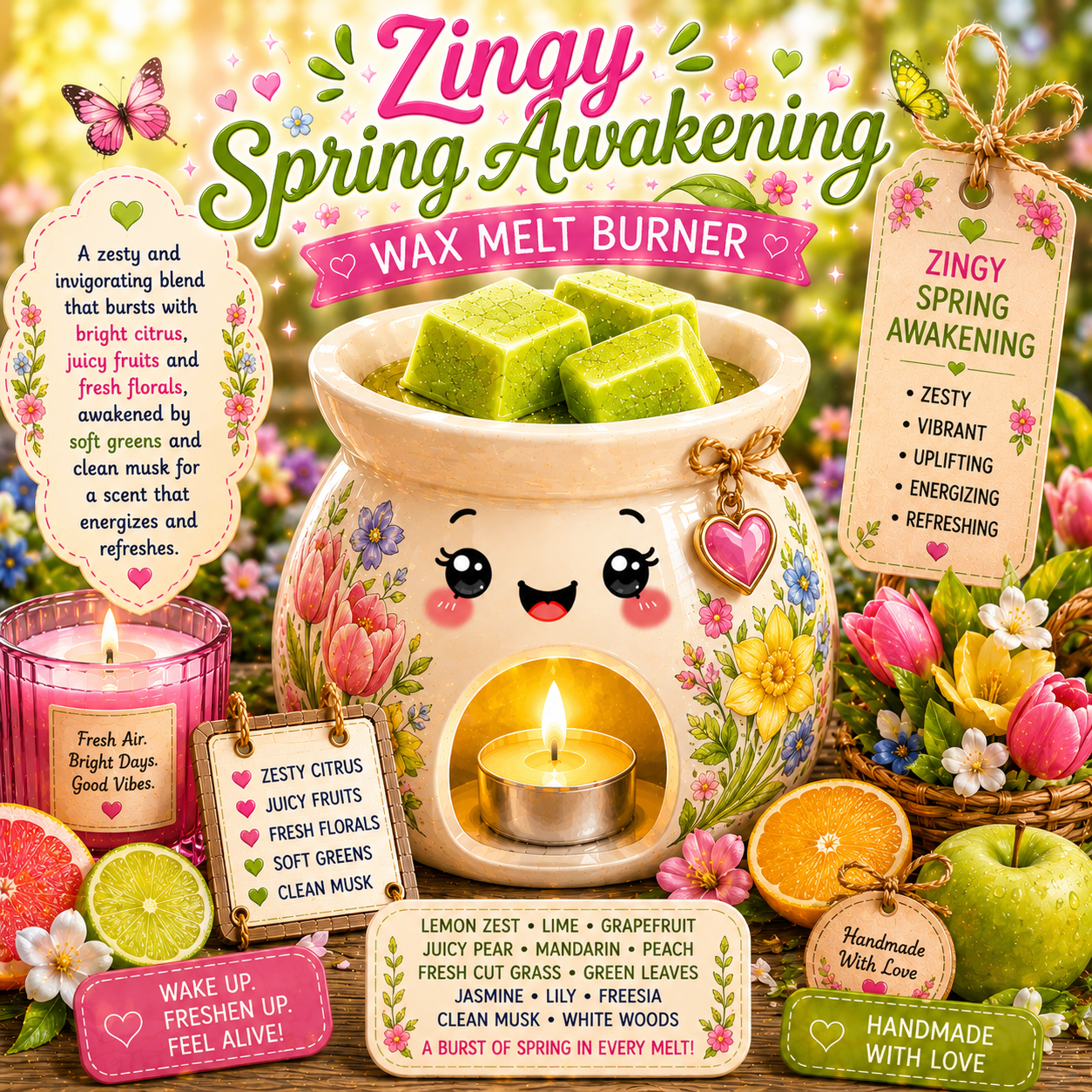 Zingy Spring Awakening Wax Melt