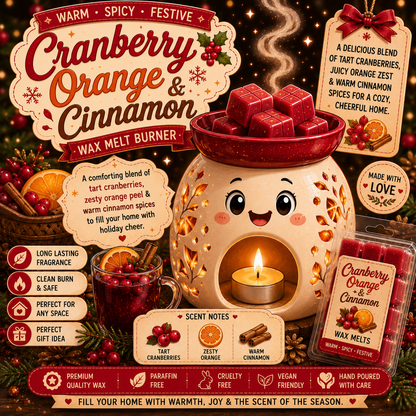 Cranberry Orange Cinnamon Wax Melt