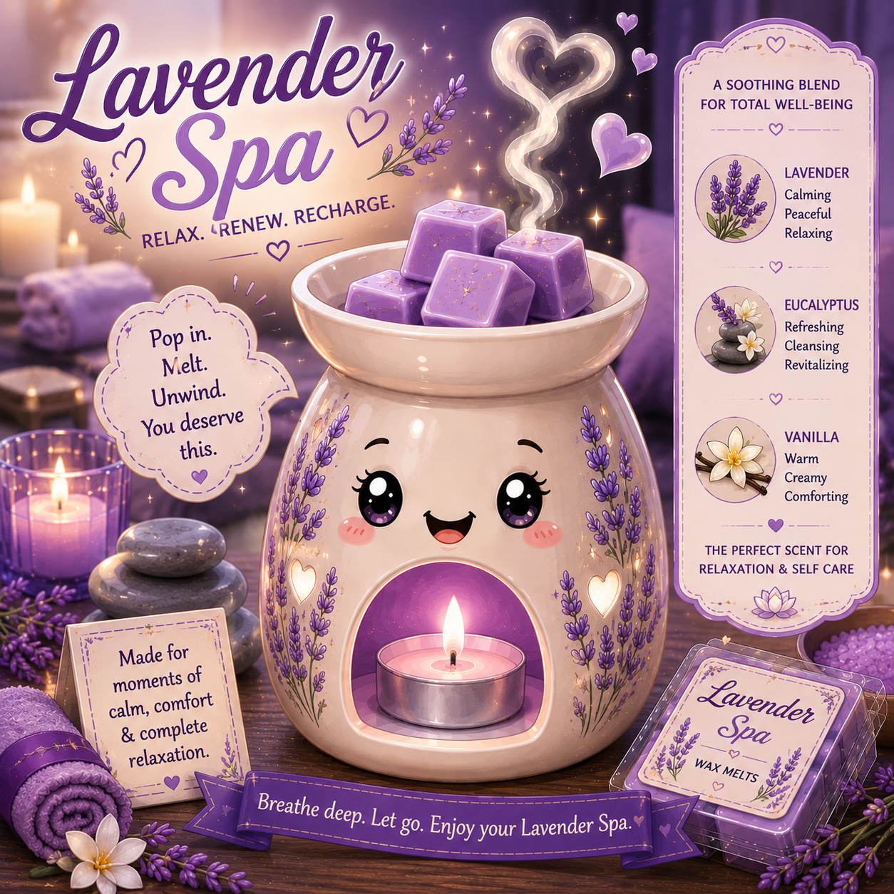 Lavender Spa Wax Melt