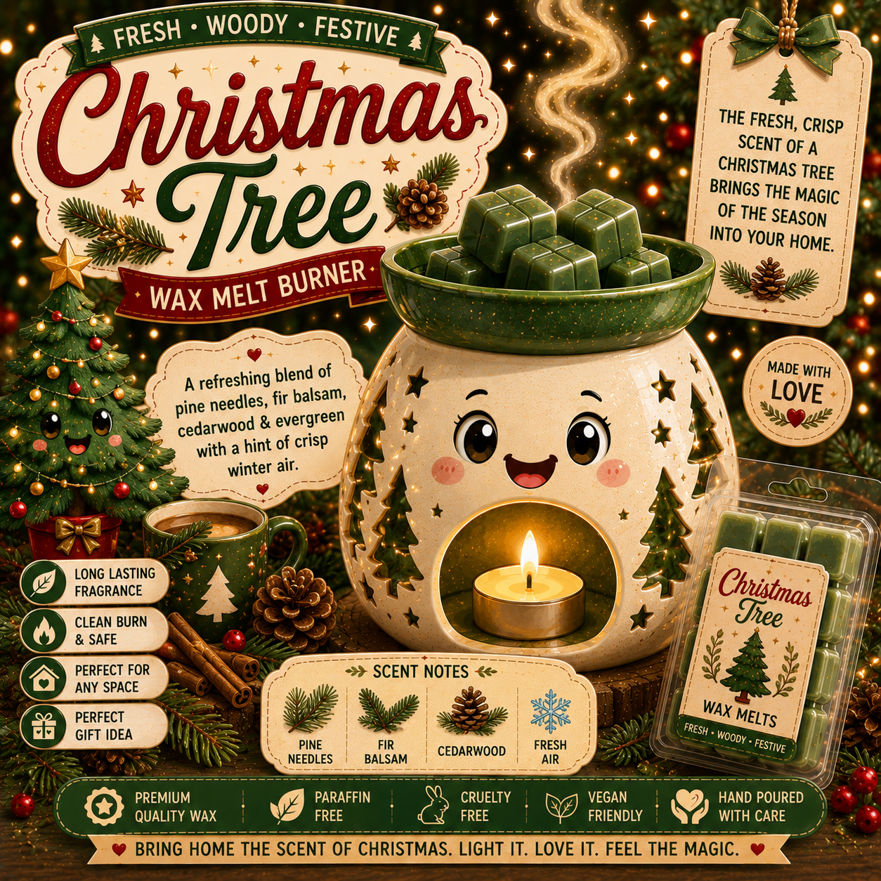 Christmas Tree Wax Melt