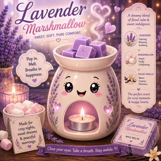 Lavender Marshmallow wax melt