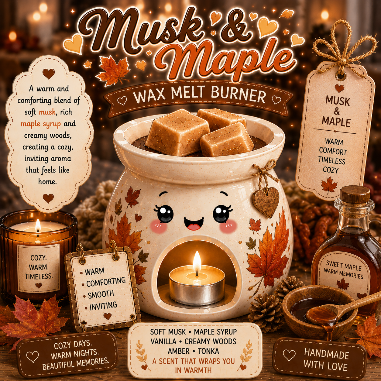 Musk & Maple Wax Melt