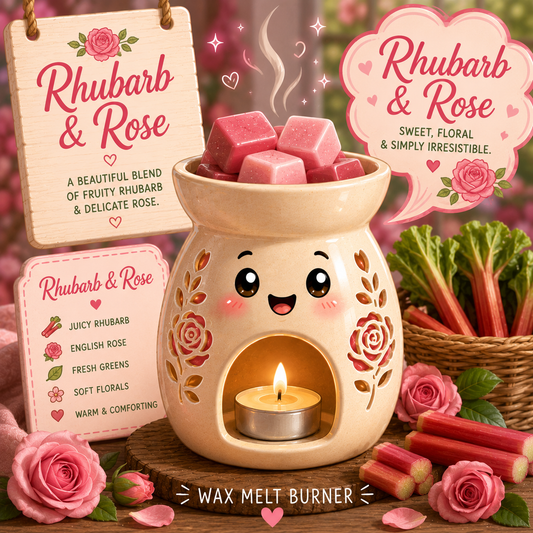 Rhubarb & Rose Wax Melt