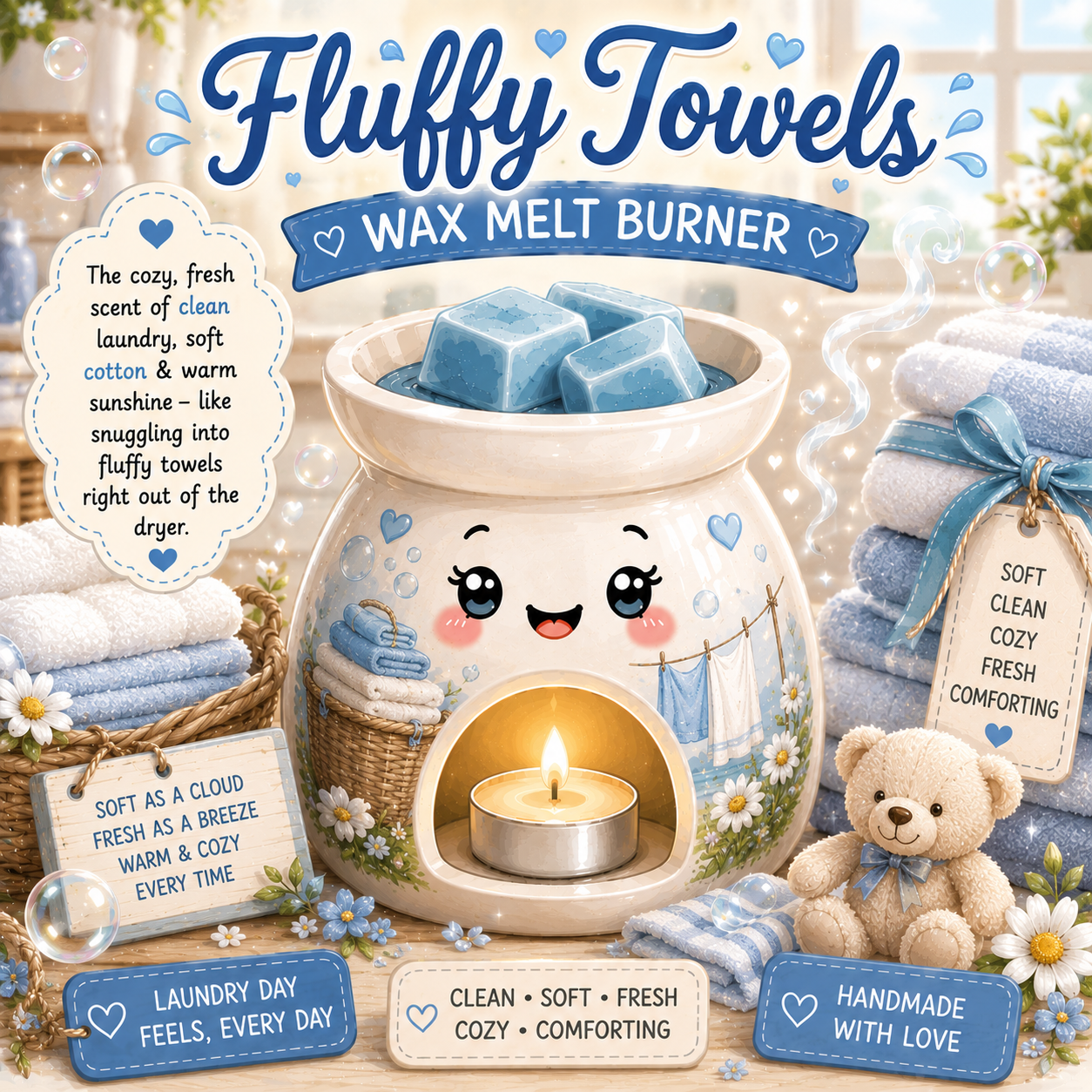 Fluffy Towels Wax Melt