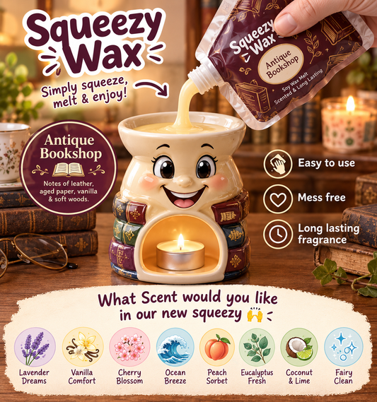 Bookshop Squeezy Wax Melt