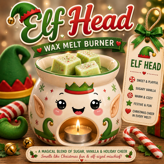 Elf Head Wax Melt