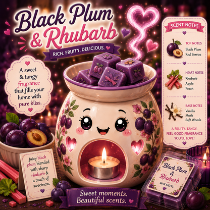 Plum & Rhubarb Wax Melt