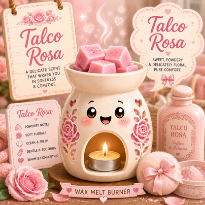 Talco Rosa Wax Melt