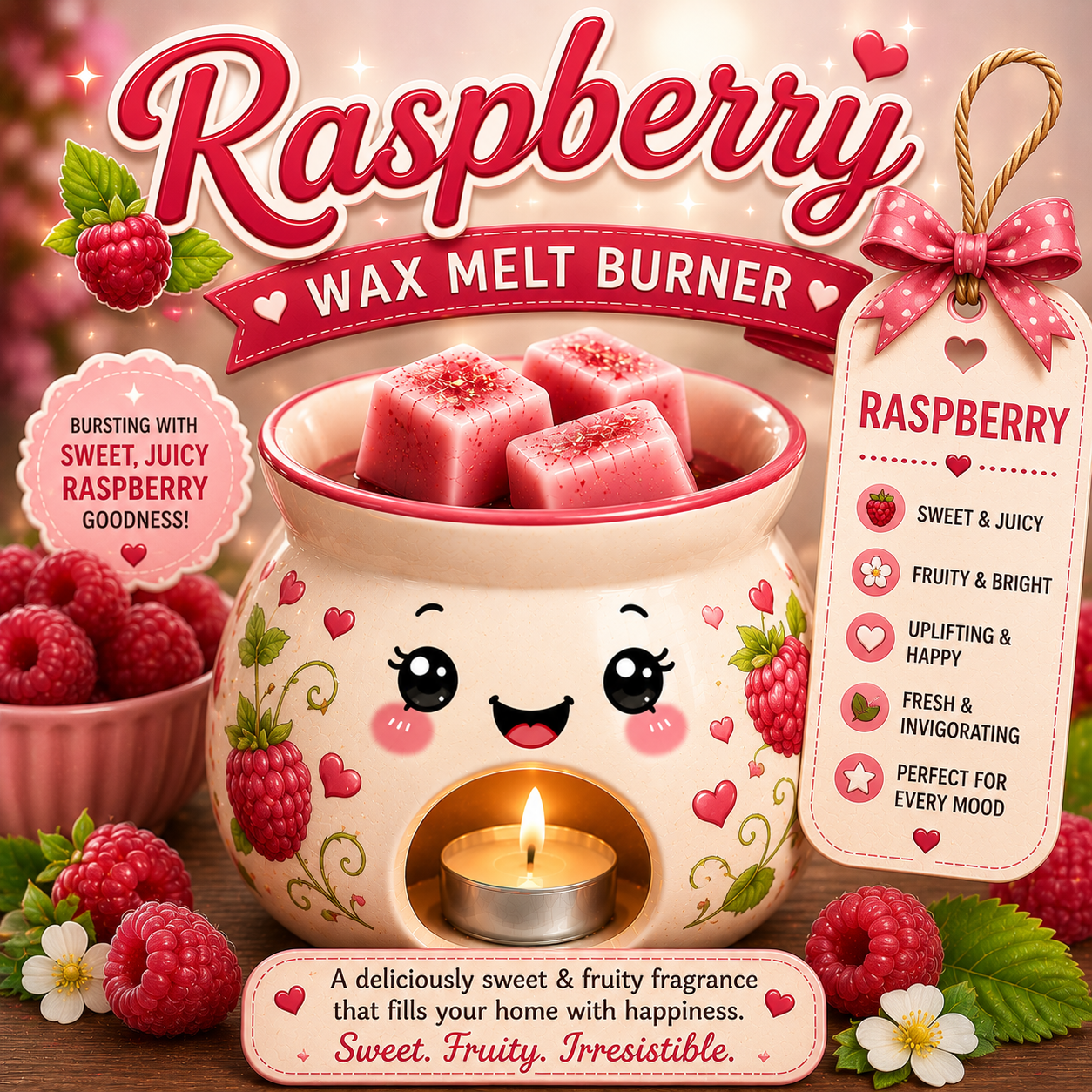 Raspberry Wax Melt