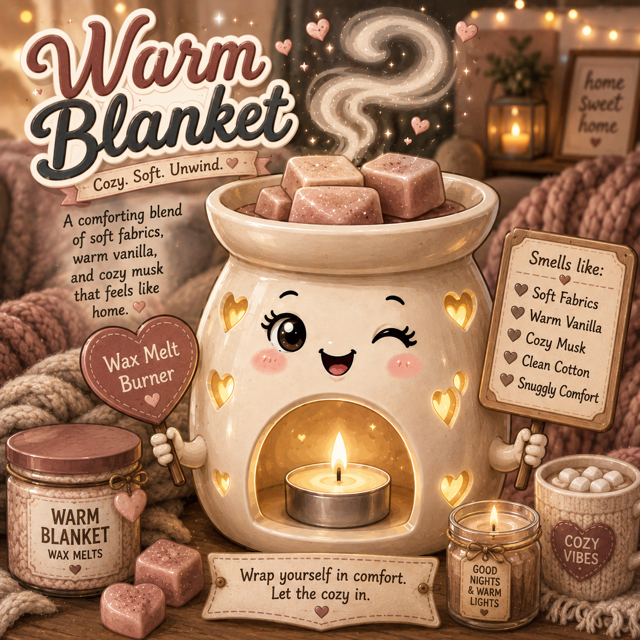 Warm Blanket Wax Melt