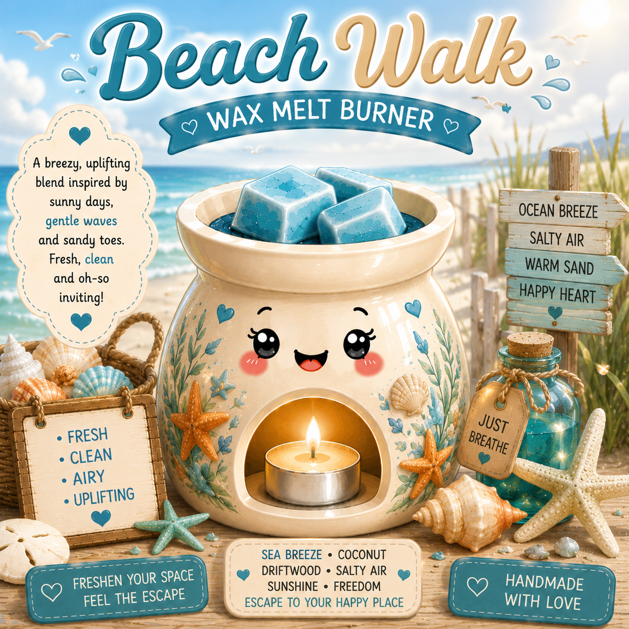 Beach Walk Wax Melt