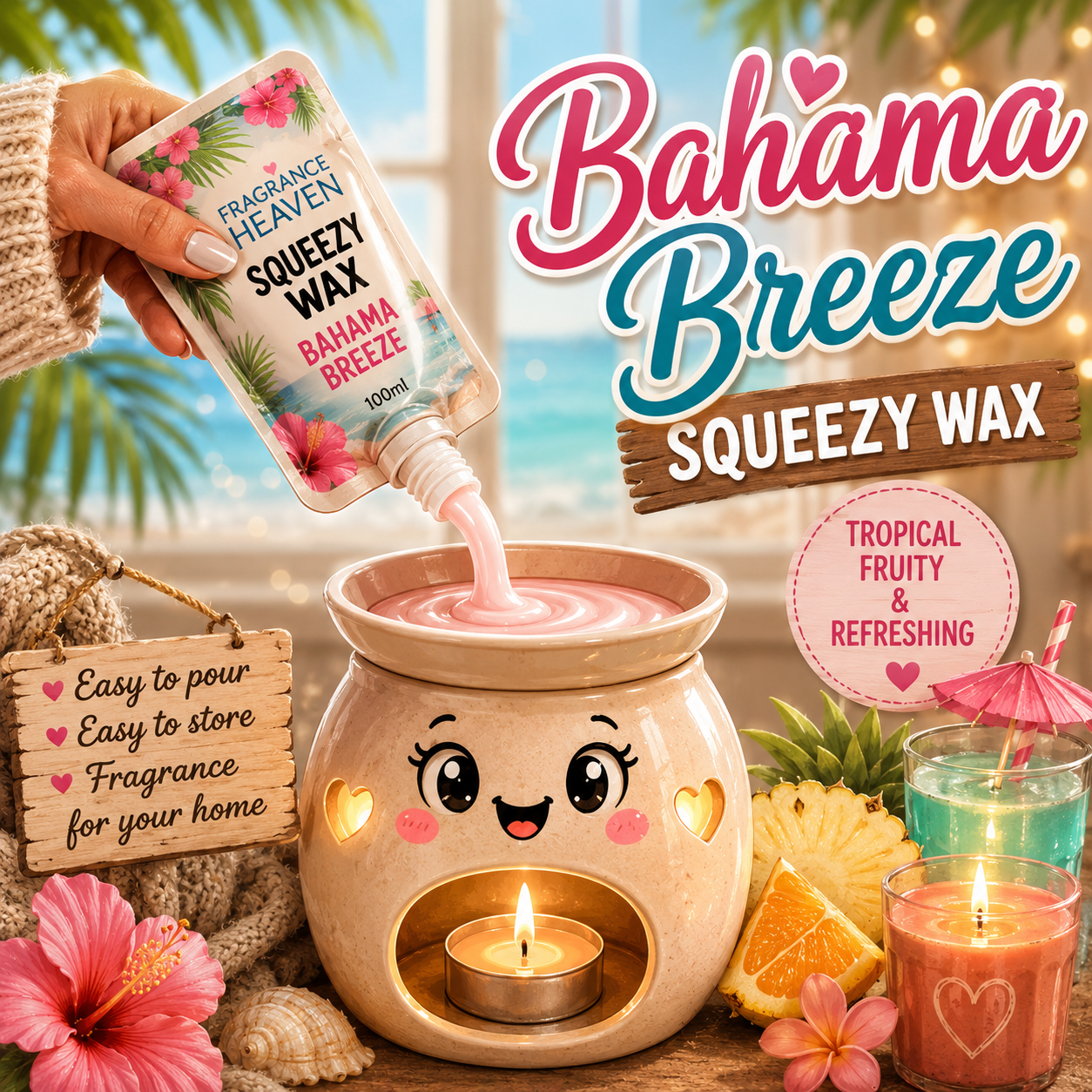 Bahama Breeze  Squeezy Wax