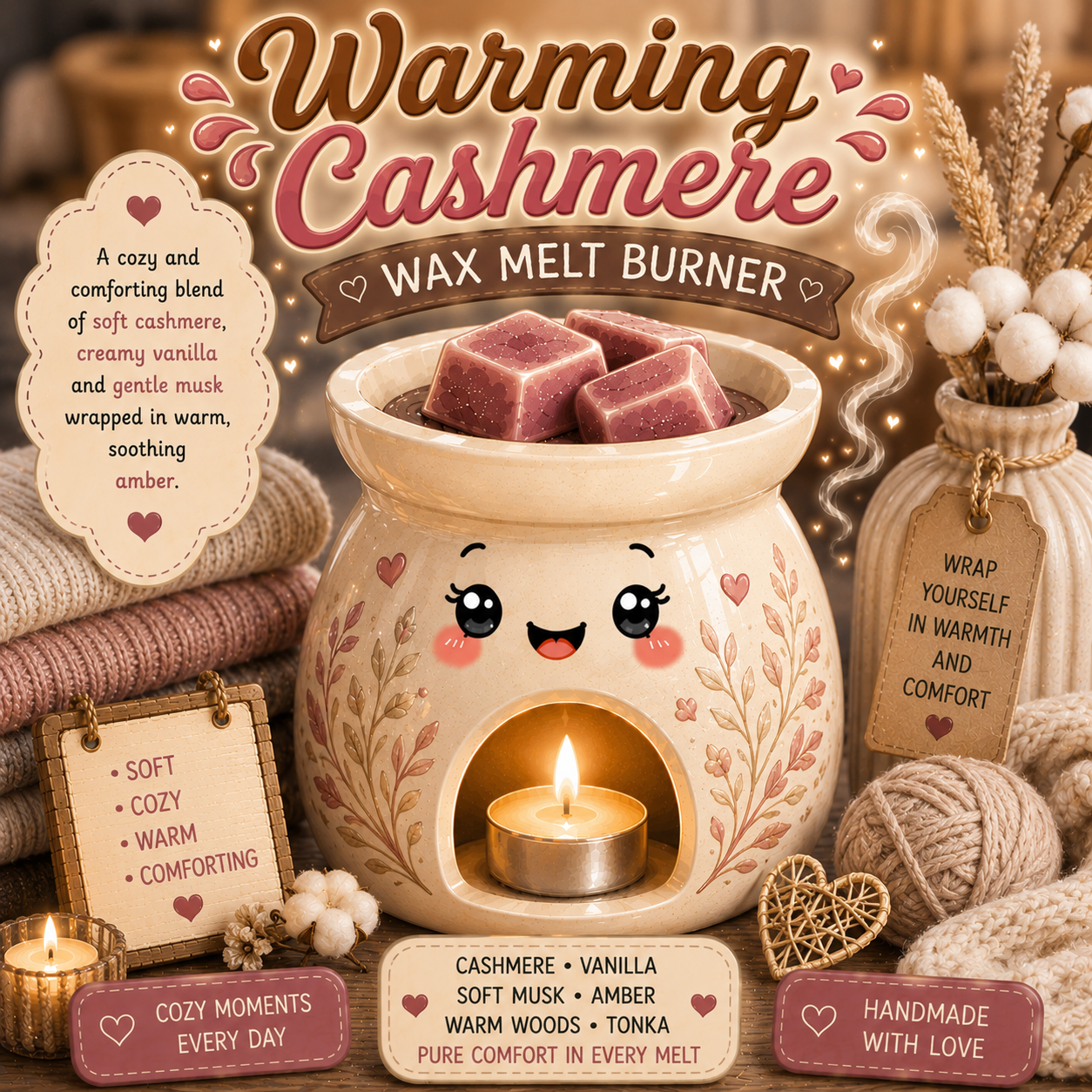 Warm Cashmere Wax Melt