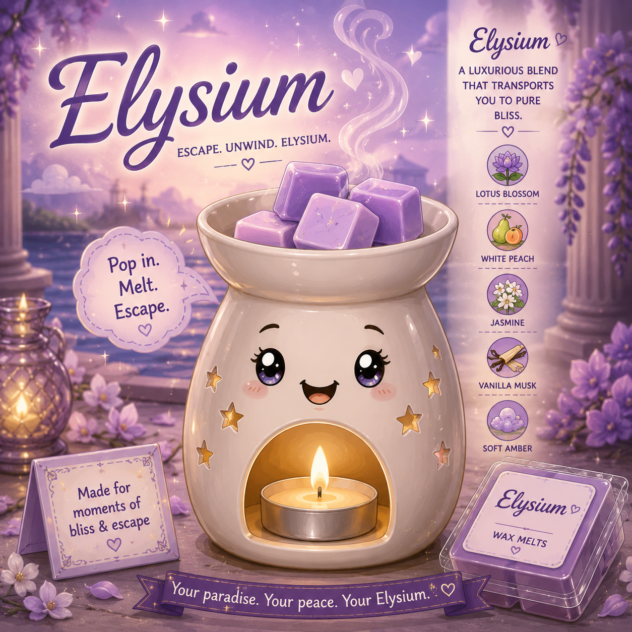 Elysium wax melt