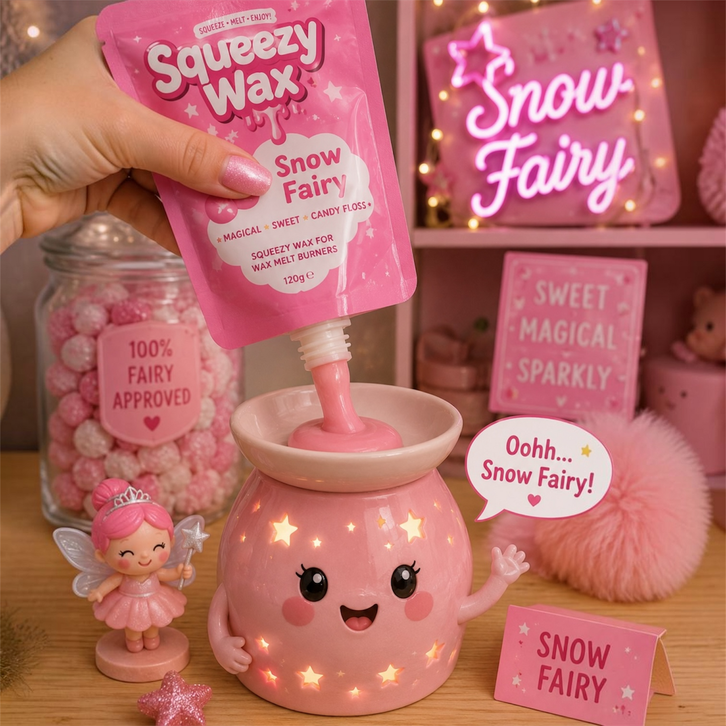 Snow Fairy Squeezy Wax